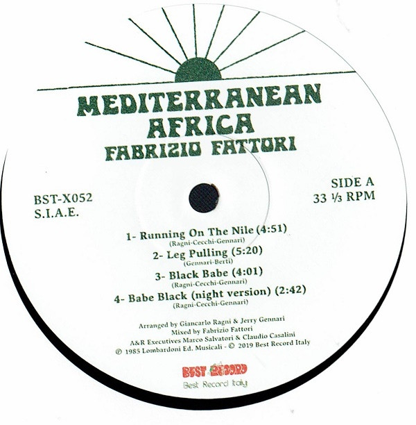 Fabrizio Fattori - Mediterranean Africa | Best Record Italy (BST-X052) - 3 Fabrizio Fattori - Mediterranean Africa | Best Record Italy (BST-X052) - 3