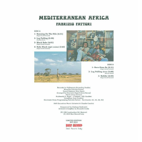 Fabrizio Fattori - Mediterranean Africa | Best Record Italy (BST-X052) - 2 Fabrizio Fattori - Mediterranean Africa | Best Record Italy (BST-X052) - 2