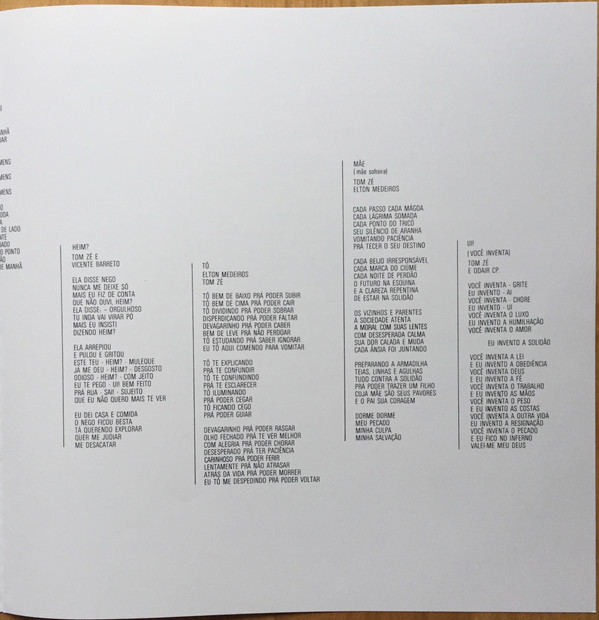 Tom Zé - Estudando O Samba | Mr Bongo (MRBLP190) - 5