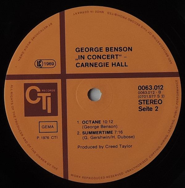 In Concert - Carnegie Hall