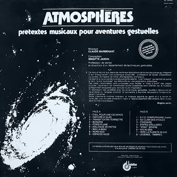 Atmosphères (Prétextes Musicaux Pour Aventures Gestuelles)