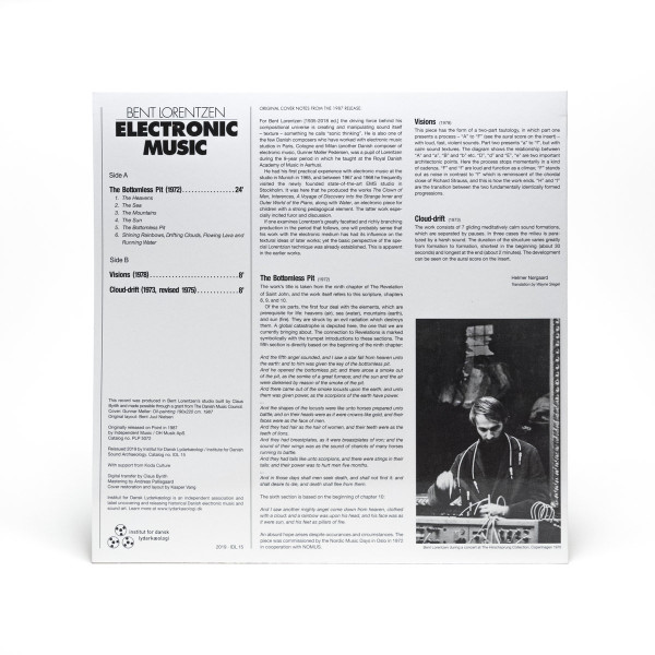 Bent Lorentzen - Electronic Music | Institut for Dansk Lydarkæologi (IDL 15) - 2