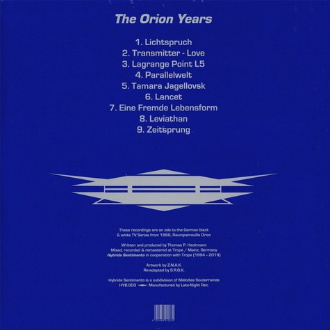 Age - The Orion Years | Hybride Sentimento (HYB.003) - 2