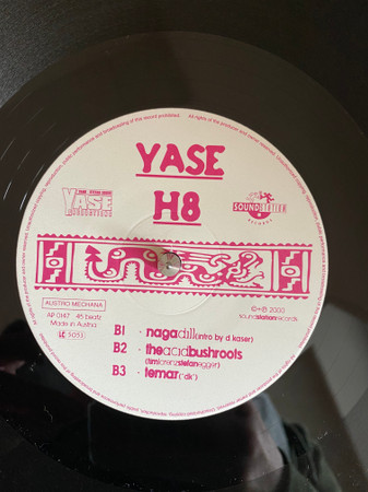 Yase - H8 | Sound Station Records (AP 00147) - 3 Yase - H8 | Sound Station Records (AP 00147) - 3