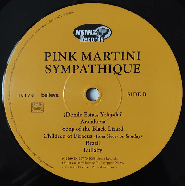 Pink Martini - Sympathique | Naïve (NJ7269) - 3 Pink Martini - Sympathique | Naïve (NJ7269) - 3