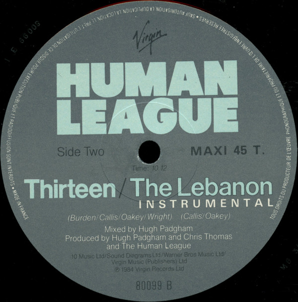 Human League - The Lebanon | Virgin (80099) - 4
