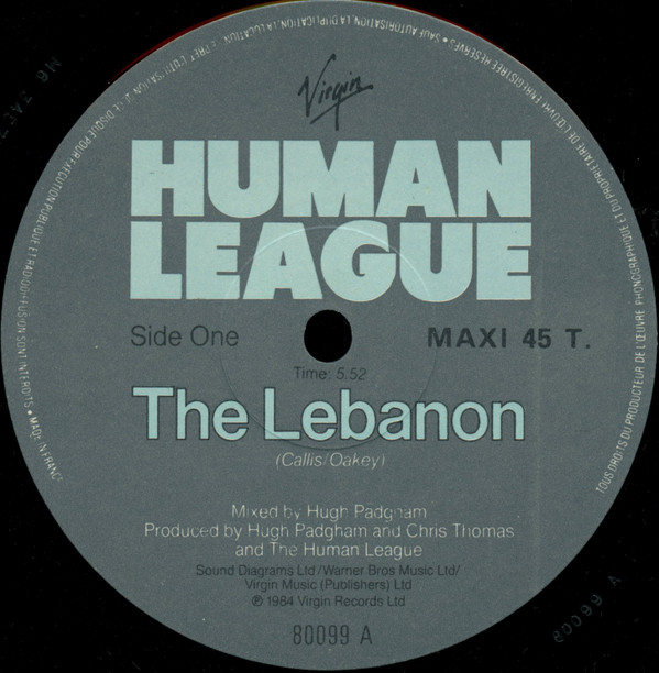 Human League - The Lebanon | Virgin (80099) - 3