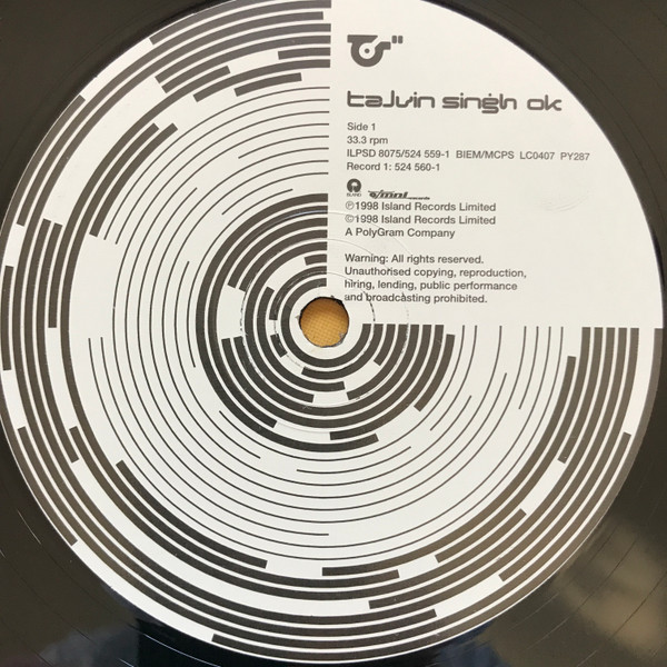 Talvin Singh - OK | Island Records (ILPSD 8075) - 5 Talvin Singh - OK | Island Records (ILPSD 8075) - 5