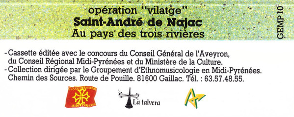 Saint-André de Najac - Opération "Vilatge" (Au Pays Des Trois Rivières)