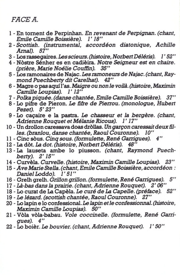 Saint-André de Najac - Opération "Vilatge" (Au Pays Des Trois Rivières)