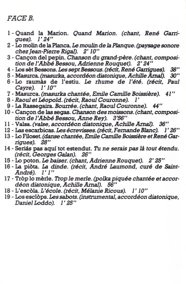 Saint-André de Najac - Opération "Vilatge" (Au Pays Des Trois Rivières)