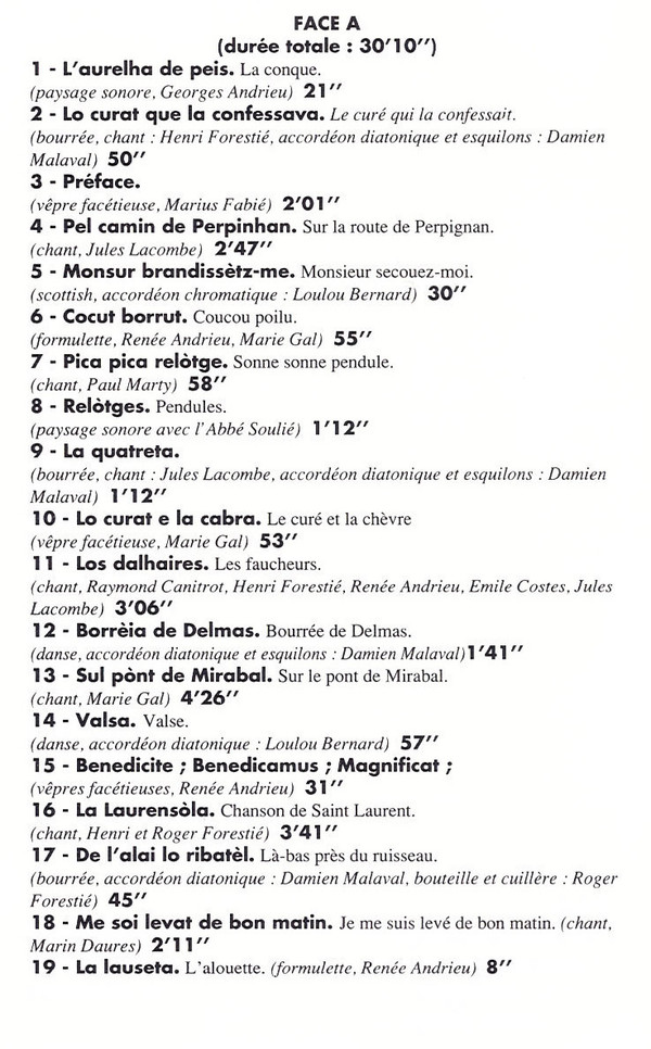 Al Canton de Vesins - Aveyron (Chants, Musiques, Contes Et Paysages Sonores Du Canton de Vezins)