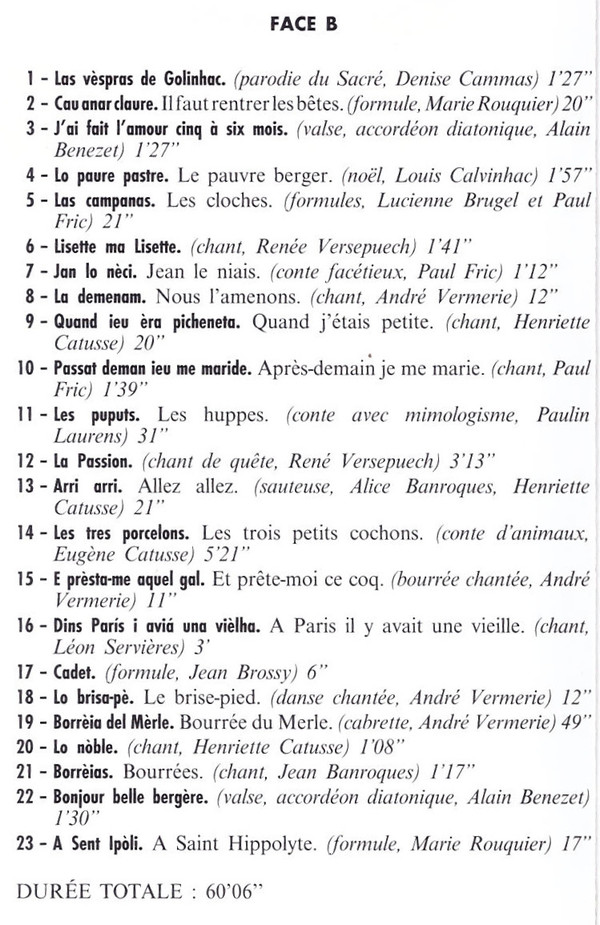 Al Canton D'Antraigas - Aveyron (Chants, Musiques Et Contes Du Canton D'Entraygues)
