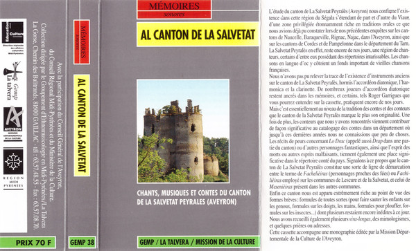 Al Canton de La Salvetat - Aveyron (Chants, Musiques Et Contes Du Canton de la Salvetat Peyralès)