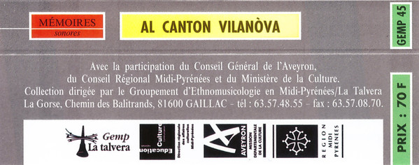 Al Canton de Vilanòva - Tras-Os-Montes, Portugal (Chants, Musiques Et Contes Du Canton de Villeneuve)