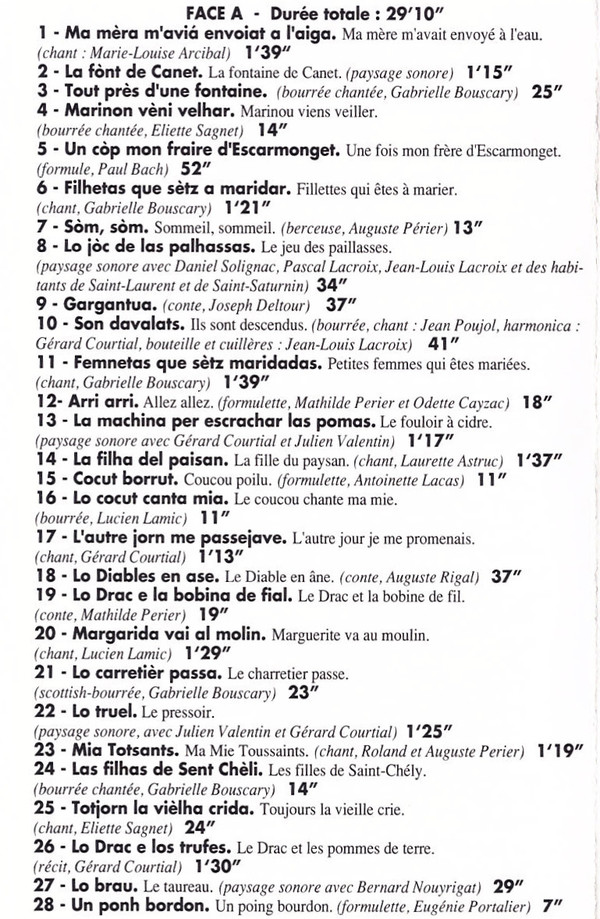 Al Canton de Campanhac - Aveyron (Chants, Musiques, Contes Et Paysages Sonores Du Canton de Campagnac)