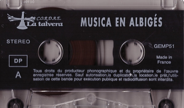 Musica En Albigès (Chants Et Musiques Du Département Du Tarn)