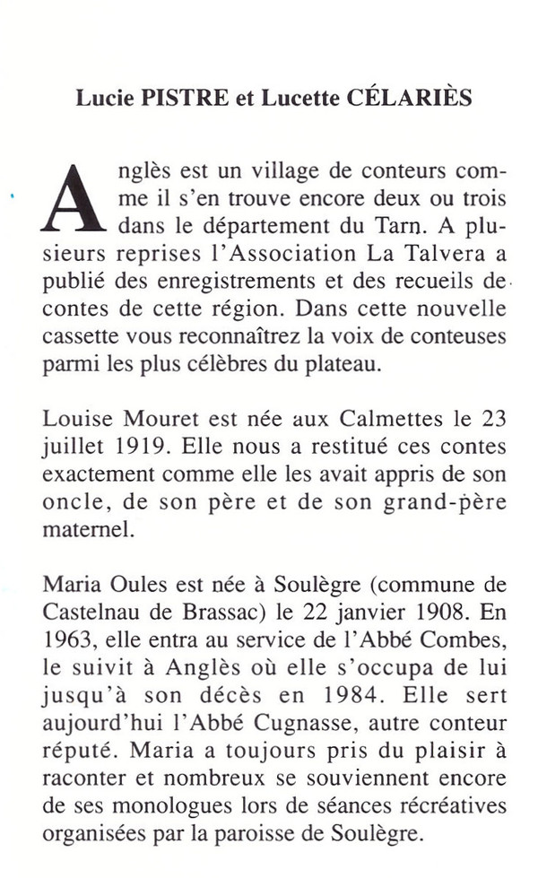 Contes E Racontes de la Montanha D'Angles (Contes de la Montagne D'Angles)