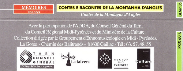 Contes E Racontes de la Montanha D'Angles (Contes de la Montagne D'Angles)