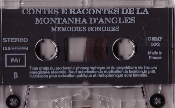 Contes E Racontes de la Montanha D'Angles (Contes de la Montagne D'Angles)
