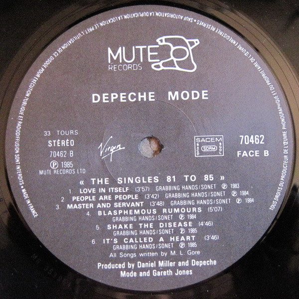 Depeche Mode - The Singles 81 - 85 | Mute (70462) - 8 Depeche Mode - The Singles 81 - 85 | Mute (70462) - 8