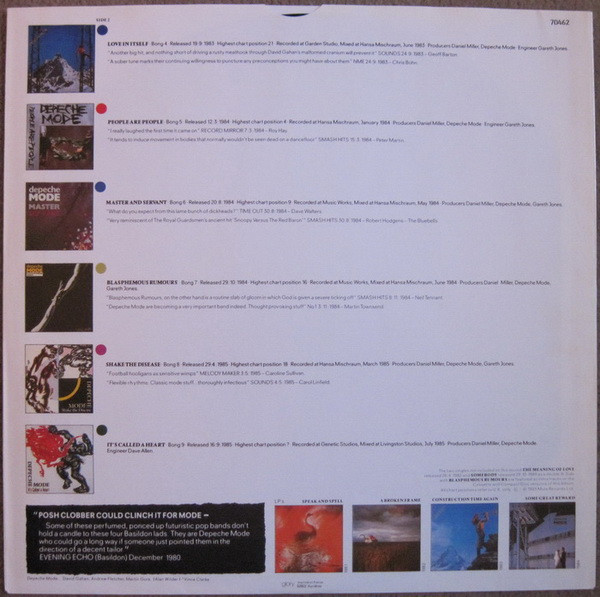 Depeche Mode - The Singles 81 - 85 | Mute (70462) - 5 Depeche Mode - The Singles 81 - 85 | Mute (70462) - 5