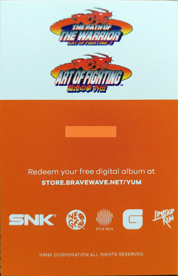 Art Of Fighting 3: The Path Of The Warrior The Definitive Soundtrack