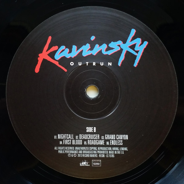 Kavinsky - Outrun | Record Makers (REC86) - 6 Kavinsky - Outrun | Record Makers (REC86) - 6