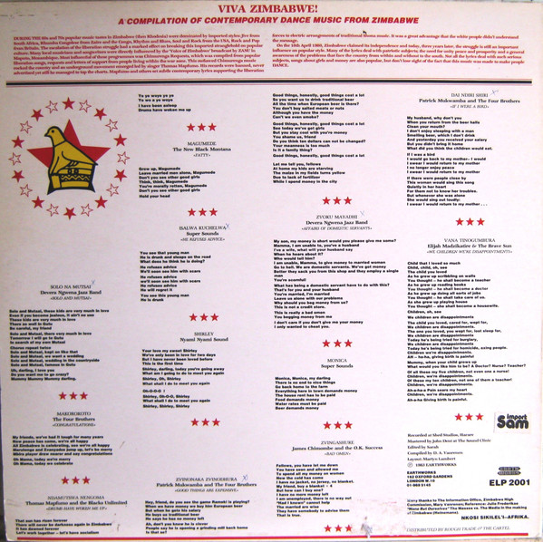 Viva Zimbabwe: Dance Music From Zimbabwe