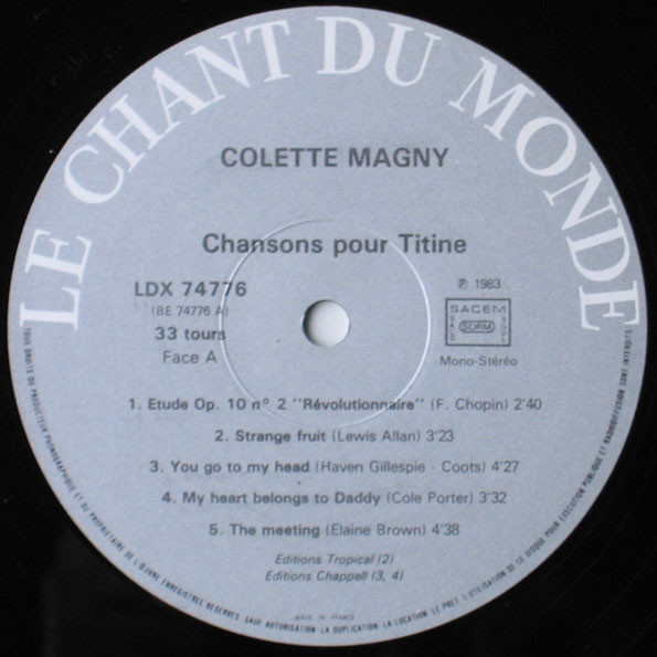 Chansons Pour Titine