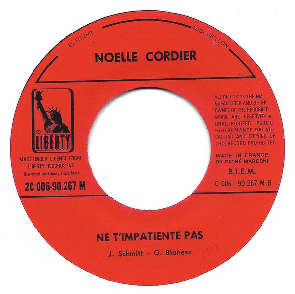 Ce N'est Pas Un Matin Pour Se Dire Adieu / Ne T'impatiente Pas