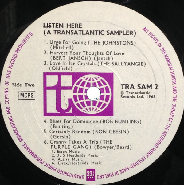 Listen Here! A Transatlantic Sampler