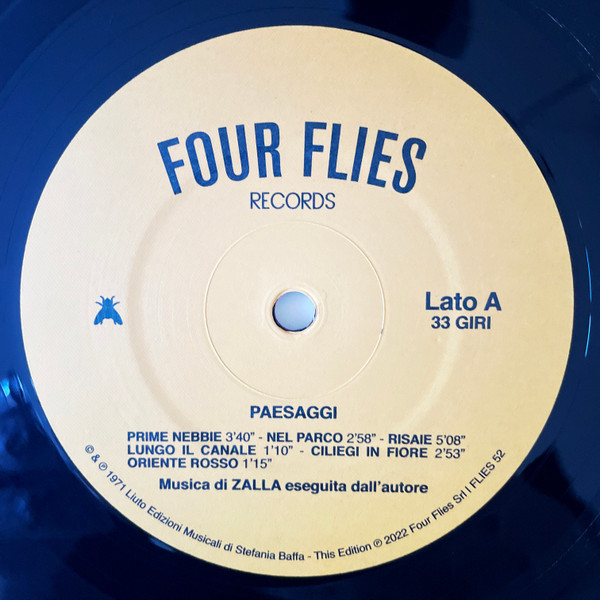 Zalla - Paesaggi | Four Flies Records (FLIES 52B) - 3 Zalla - Paesaggi | Four Flies Records (FLIES 52B) - 3