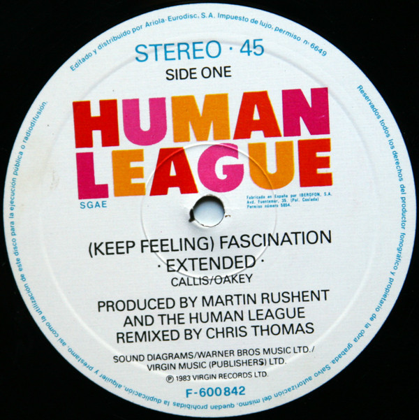 Human League - Fascination | Virgin (F-600842) - 3 Human League - Fascination | Virgin (F-600842) - 3