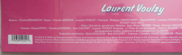 Laurent Voulzy - Le Cœur Grenadine | Sony Music (19439955321) - 3 Laurent Voulzy - Le Cœur Grenadine | Sony Music (19439955321) - 3