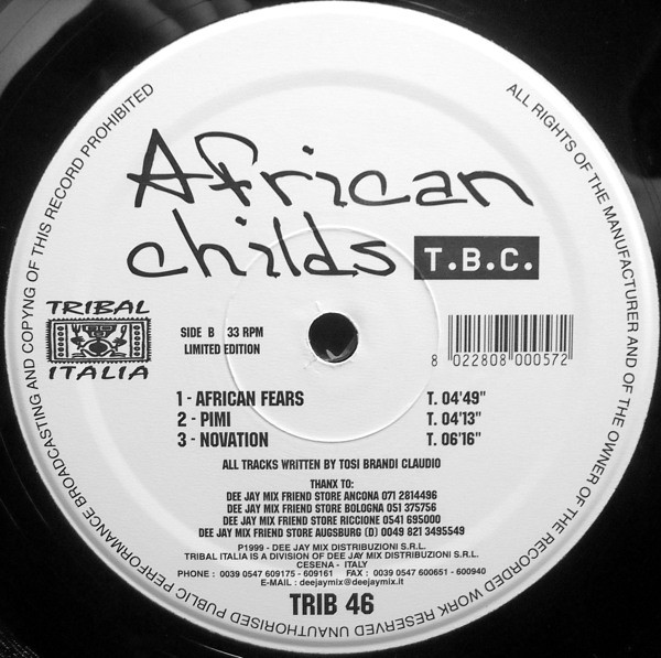 T.B.C. - African Childs | Tribal Italia (TRIB 46) - 3