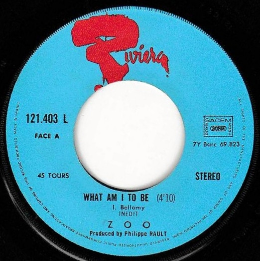 Zoo - What Am I To Be | Riviera (121.403L) - 3