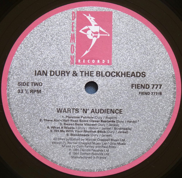 Warts 'N' Audience (Live: 22 December 1990)