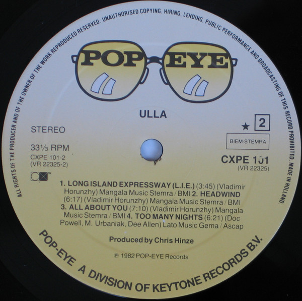 Ulla - Ulla | Pop Eye (PE 101) - 4