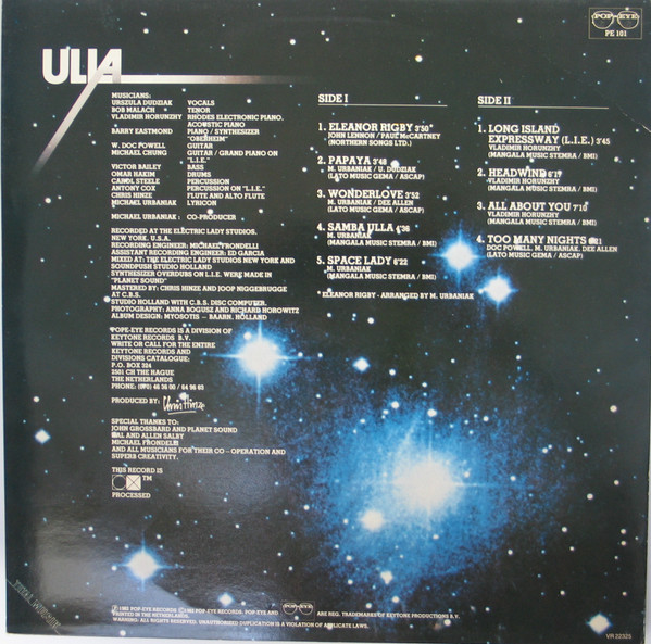 Ulla - Ulla | Pop Eye (PE 101) - 2