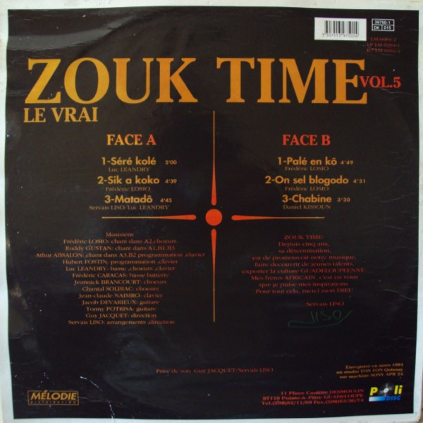 Zouk Time Vol 5 - Le Vrai
