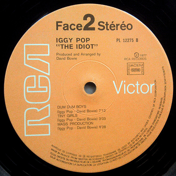 Iggy Pop - The Idiot | RCA Victor (PL 12275) - 4