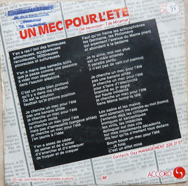 Un Mec Pour L'été
