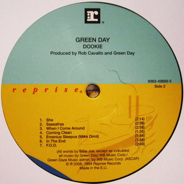Green Day - Dookie | Reprise Records (9362-49869-5) - 4