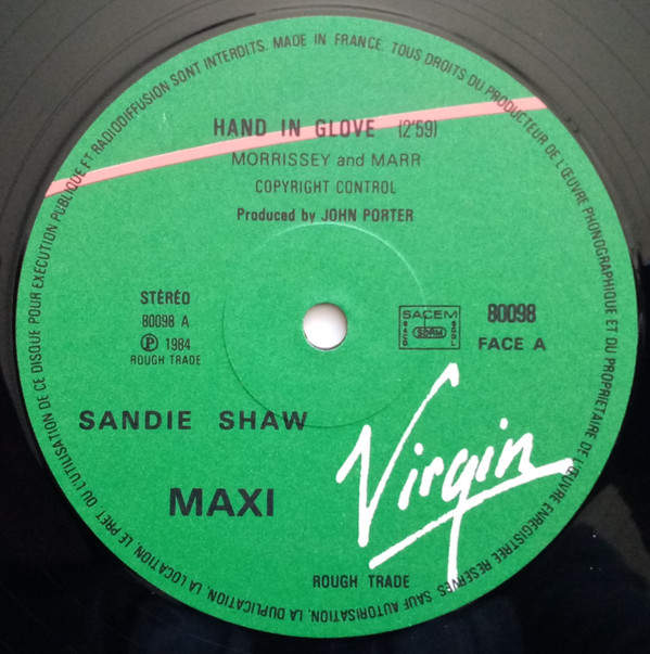 Sandie Shaw - Hand In Glove | Virgin (80 098) - 4