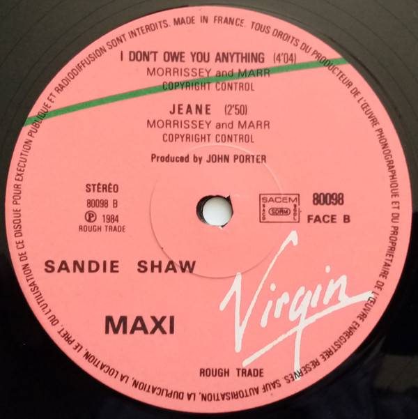 Sandie Shaw - Hand In Glove | Virgin (80 098) - 5