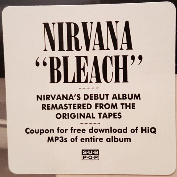 Nirvana - Bleach | Sub Pop (SP 034) - 7 Nirvana - Bleach | Sub Pop (SP 034) - 7