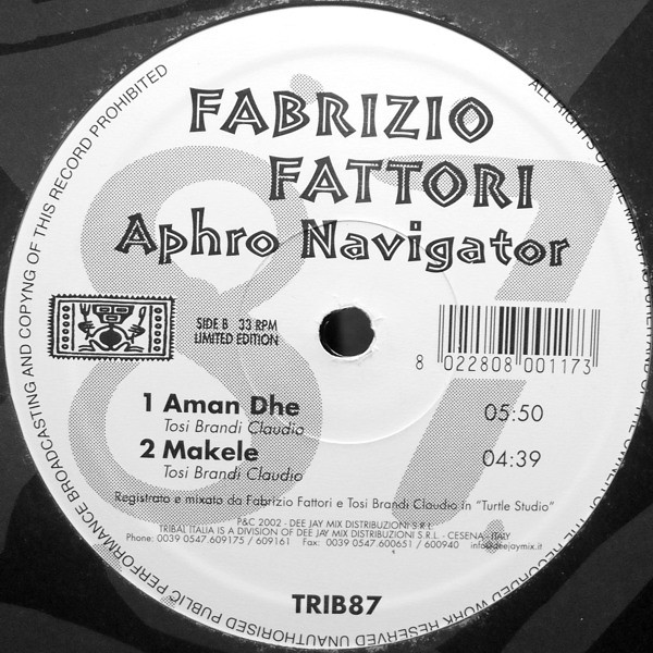 Fabrizio Fattori - Aphro Navigator | Tribal Italia (TRIB 87) - 2