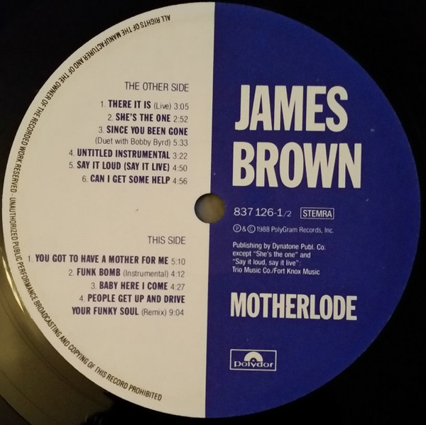 James Brown - Motherlode 1967.1973 | Polydor (837126-1) - 3 James Brown - Motherlode 1967.1973 | Polydor (837126-1) - 3