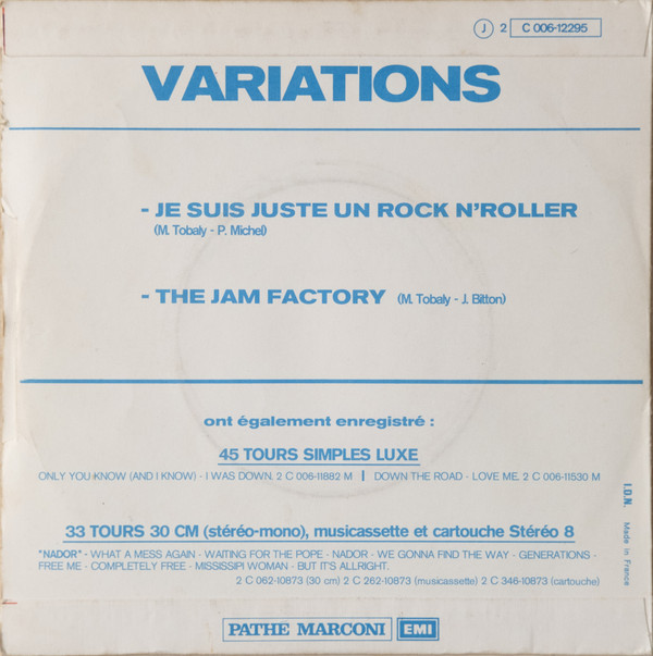 Je Suis Juste Un Rock And Roller